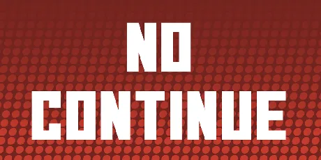 No Continue font