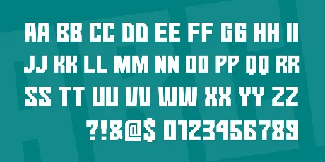 No Continue font