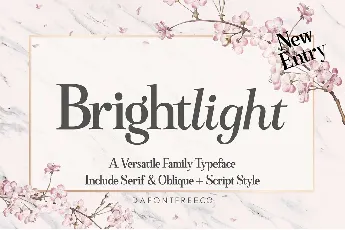 Brightlight font