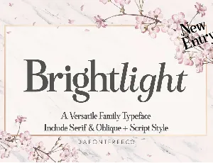 Brightlight font