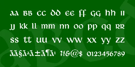 Deutsche Uncialis font