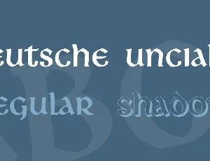 Deutsche Uncialis font