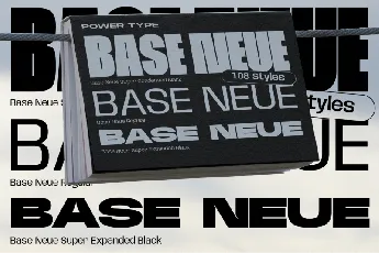 Base Neue font