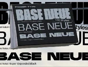 Base Neue font