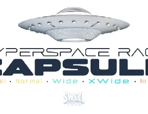 Hyperspace Race Capsule Family font