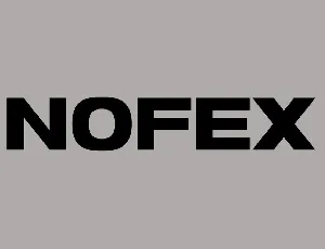 Nofex font