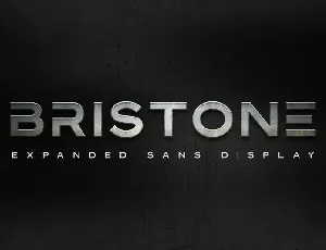 Bristone Display font