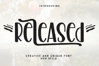 Released Display font