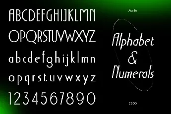 Acello font