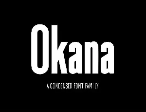 Okana font