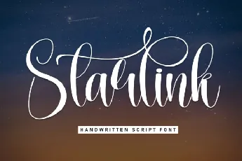 Starlink Calligraphy font