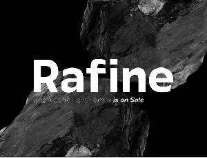 Rafine Family font