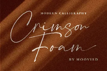 Crimson Foam font