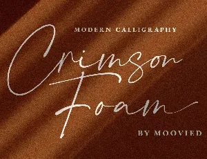 Crimson Foam font