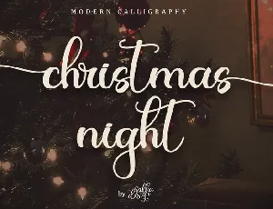 Christmas Night font