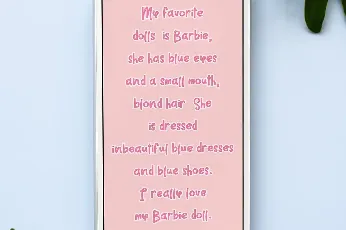 PinkBarbie font