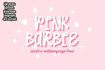 PinkBarbie font