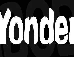 Yonder font