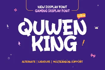 QUWEN KING font