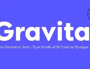 Gravita Family font