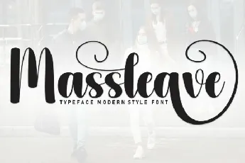 Massleave Script font