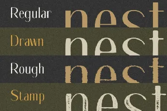 Nestine Vintage font