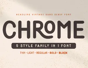 SS Chrome font