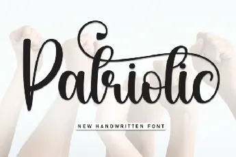 Patriotic Calligraphy font