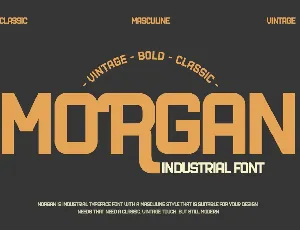 Industrial font