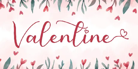 Pretty Valentine font