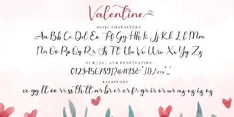 Pretty Valentine font