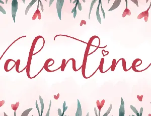 Pretty Valentine font