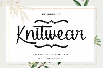 Knitwear Demo font