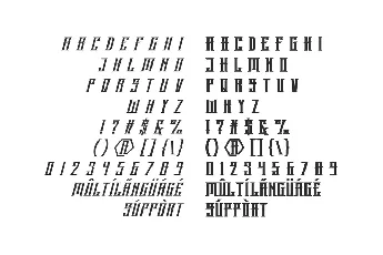 Blackjet Demo font