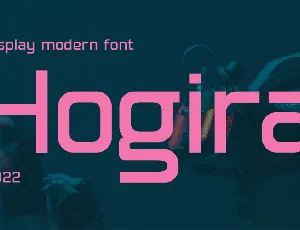 Hogira font