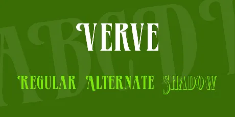 Verve font