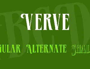 Verve font