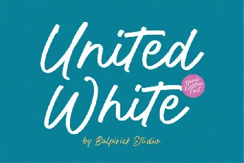 United White font