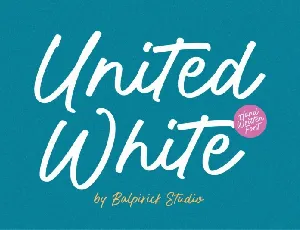 United White font