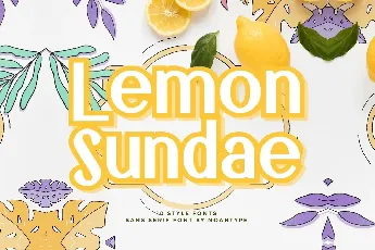 Lemon Sundae font