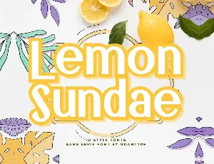 Lemon Sundae font