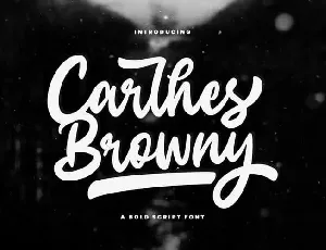 Carlhes Browny Bold Script font