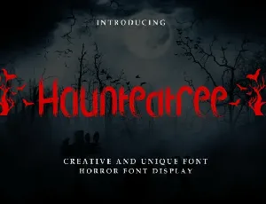 Hauntedtree Script font