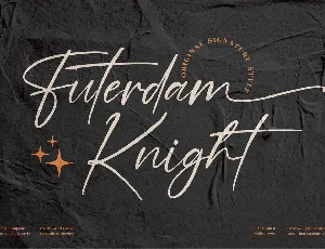 Futerdam Knight font