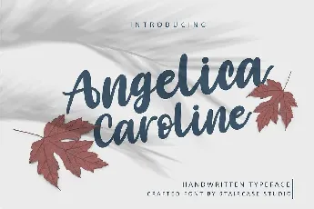 Angelica Caroline font