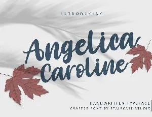 Angelica Caroline font