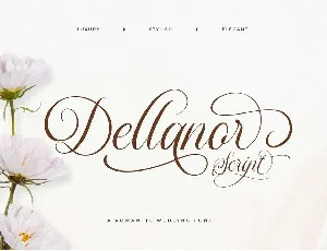 Dellanor font