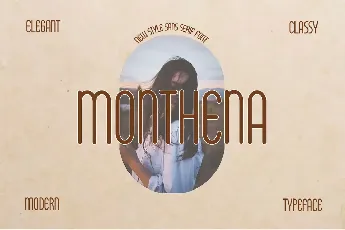 Monthena font