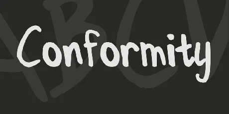 Conformity font