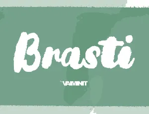 Brasti Script font